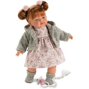 Кукла  Алиса, 33 см, озвученная Llorens. Цвет: серый