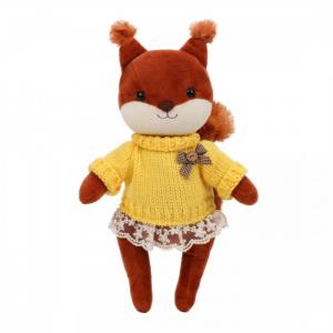 Мягкая игрушка  Белочка Белль в свитере Angel Collection