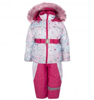 Комплект куртка/жилет/полукомбинезон  Эвита, цвет: розовый Даримир