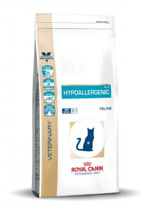 Сухой диетический корм  Veterinary Diet Hypoallergenic для взрослых кошек при пищевой аллергии/непереносимости, 500г Royal Canin