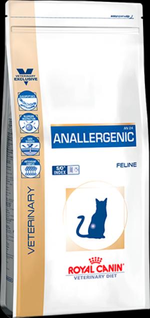 Сухой корм  VD Anallergenic для взрослых кошек при пищевой аллергии или непереносимости, 2 кг Royal Canin