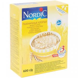 Хлопья  пшеничные, 600 г, 1 шт Nordic