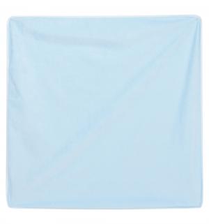 Пеленка непромокаемая для пеленального столика тёплая из велюра 75 x см, цвет: голубой Bamboola