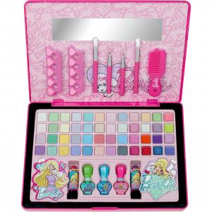 Большой Игровой набор детской декоративной косметики в кейсе, Barbie Markwins