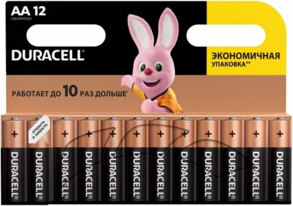 Батарейка алкалиновая Basic AA (LR06) 12 шт. Duracell