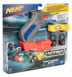 Пусковое устройство  Nitro Throttleshot Blitz желтая машинка Nerf
