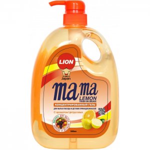 Концентрированное средство для мытья посуды Антибактериальный с ароматом цитрусовых 1л Mama Lemon