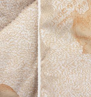 Одеяло 110 х 140 см, цвет: коричневый Текстиль маркет