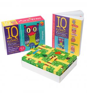 Кубики  Контуры. 50 игр для развития интеллекта Айрис