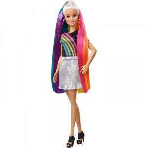 Кукла с радужной мерцающей прической FXN96 Barbie