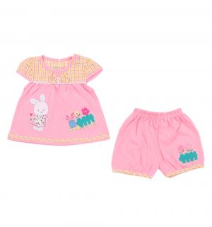 Комплект туника/шорты , цвет: розовый Bony Kids