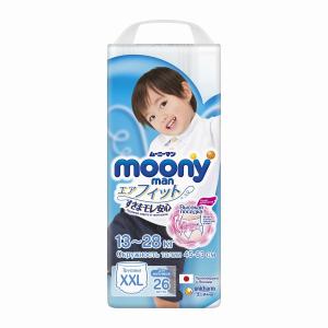 Трусики  XXL для мальчиков (13-28 кг) 26 шт. Moony