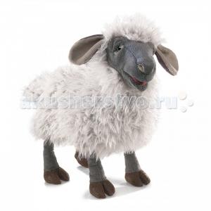 Мягкая игрушка  Овца озвученная 38 см Folkmanis