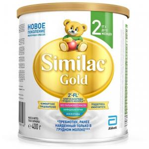 Молочная смесь  Gold 2 6-12 месяцев, 400 г Similac