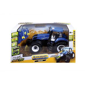 Радиоуправляемый трактор  Farm tractor, 1:16, свет Maisto. Цвет: синий
