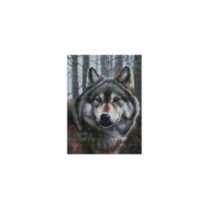 Алмазная мозаика  «Волк», 40х30 см Белоснежка
