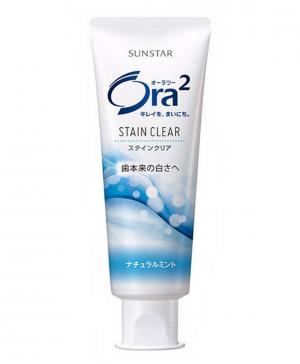 Паста зубная для удаления зубного налета и придания белизны мята Sunstar Ora2, 130 г Japan Gals