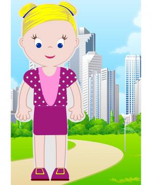 Магнитный набор Маленькие модники Рита Vitamins Baby