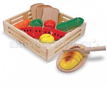 Деревянная игрушка  Готовь и играй Набор порезанных продуктов Melissa & Doug