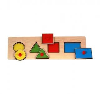 Сборная деревянная модель  Геометрические фигуры Wooden Toys