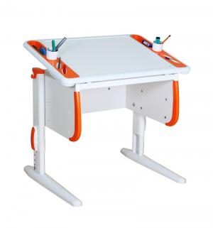 Универсальный стол  СУТ.26, цвет:белый/оранжевый Дэми