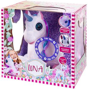 Интерактивная игрушка  Единорог Luna, свет и звук Dimian