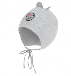 Комплект шапка/шарф, цвет: серый Krochetta