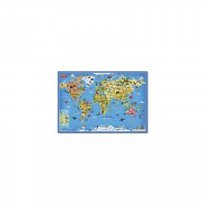 Настенная карта Мой мир 101*69 см, ламинированная Издательство ГеоДом
