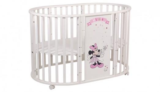 Кроватка-трансформер  Kids Disney baby 925 Минни Маус-Фея Polini