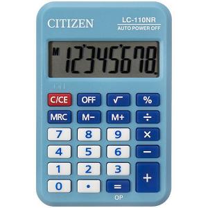 Калькулятор карманный  LC-110NR-BL Citizen. Цвет: синий