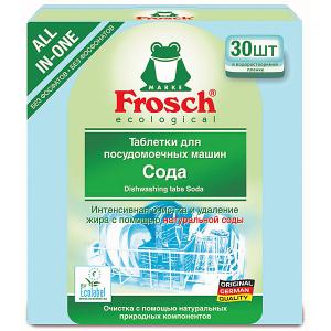 Таблетки для мытья посуды  Сода, 30 шт Frosch