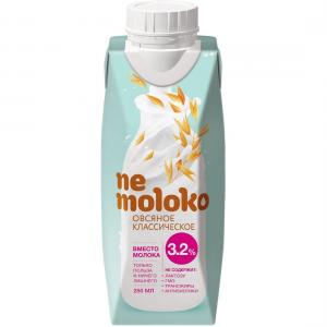 Напиток  овсянный классический обогащенный кальцией и витамином B2, 250 мл Nemoloko