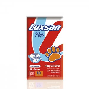 Pets Подгузники Premium для животных Xlarge (12-20 кг) №10 Luxsan