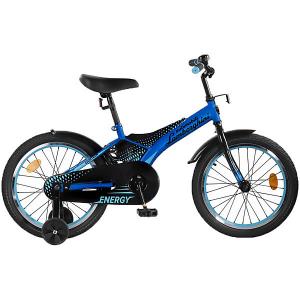 Детский велосипед Automobili  Energy , рама сталь диск 18 алюминий цвет Синий Lamborghini. Цвет: atlantikblau