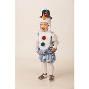 Карнавальный костюм Снеговичок Снежник  для мальчика Jeanees