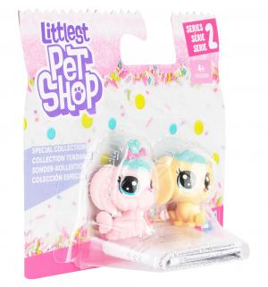 Игровой набор  Зефирные петы розовый и желтый Littlest Pet Shop