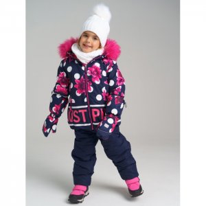 Комплект зимний текстильный для девочек (куртка, полукомбинезон) 32122002 Playtoday
