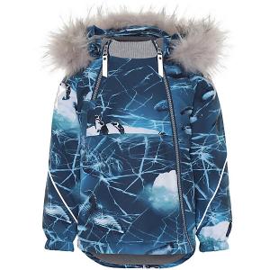 Утеплённая куртка Molo. Цвет: синий