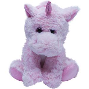 Мягкая игрушка  Единорог, сидящий, 22 см Teddykompaniet. Цвет: розовый