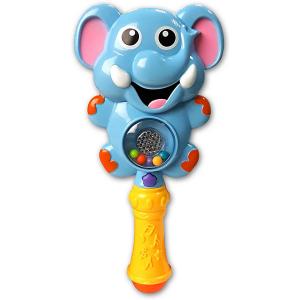 Музыкальная игрушка  Зверюшка-погремушка Топ-топ Азбукварик. Цвет: разноцветный