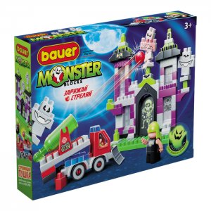 Конструктор  Monster Blocks Средний дом с привидениями (155 элементов) Bauer