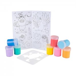 Набор для детского творчества Рисуем пальчиками Буба и краски Genio Kids