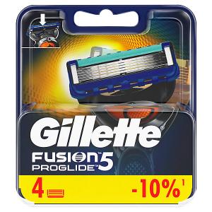 Сменные кассеты  Fusion5 ProGlide 4 шт Gillette
