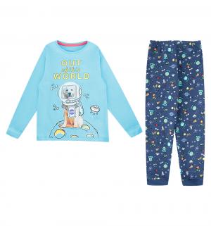 Пижама джемпер/брюки , цвет: бирюзовый/синий Mark Formelle