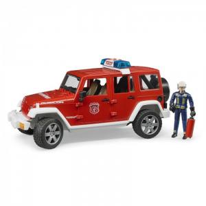Внедорожник Jeep Wrangler Unlimited Rubicon пожарный с фигуркой 02-528 Bruder