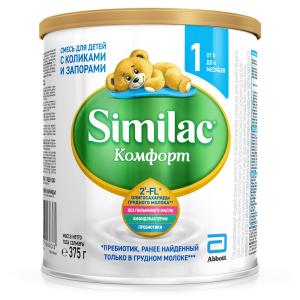 Молочная смесь  Comfort 1 с рождения, 375 г Similac