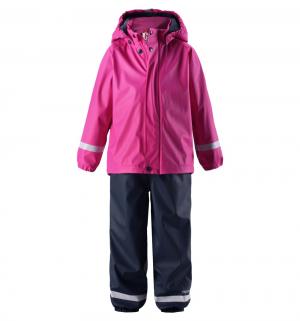 Комплект куртка/брюки  Joki, цвет: розовый/синий Reima