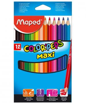 Набор из 12 цветных карандашей ColorPeps Maped