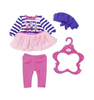 Одежда для куклы  В погоне за модой Комплект, синяя кофточка Baby Born