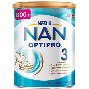 Молочный напиток  NAN Optipro 3, с 12 мес, 800 г Nestle